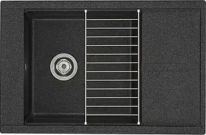 Мойка кухонная Aquaton Делия 78.7 графит 1A715132DE210 Мойка кухонная Aquaton Делия 78.7 графит 1A715132DE210, 3