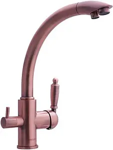Смеситель для кухни с подключением к фильтру Swedbe Selene Plus медь 8044, 4