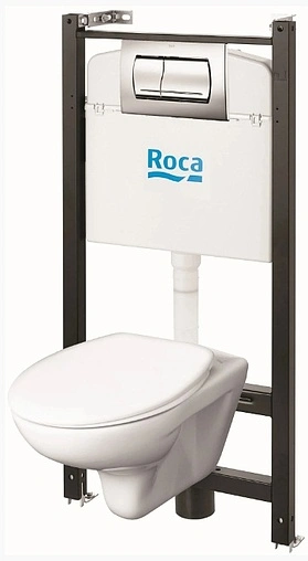 Комплект 5 в 1 Roca Mitos L 893100020 с кнопкой хром глянцевый