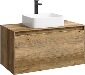 Тумба-умывальник подвесная Aqwella Mobi 100 дуб балтийский MOB0110DB+MOB0710DB+641945 Тумба-умывальник подвесная Aqwella Mobi 100 дуб балтийский MOB0110DB+MOB0710DB+641945, 1