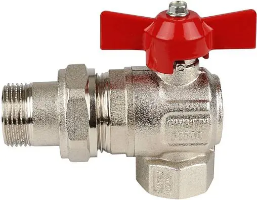 Кран шаровый с американкой угловой ¾"в x ¾"н Itap Ideal 2980034 Кран шаровый с американкой угловой ¾"в x ¾"н Itap Ideal 2980034