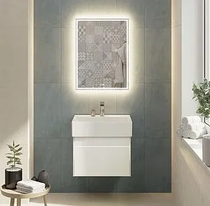 Зеркало с подсветкой Kerama Marazzi Tecno 60 с подогревом белый глянцевый TE.mi.60 Зеркало с подсветкой Kerama Marazzi Tecno 60 с подогревом белый глянцевый TE.mi.60, 4