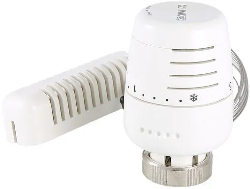 Головка термостатическая с выносным настенным датчиком М30x1.5 Valtec белый VT.5010.0.0 Головка термостатическая с выносным настенным датчиком М30x1.5 Valtec белый VT.5010.0.0