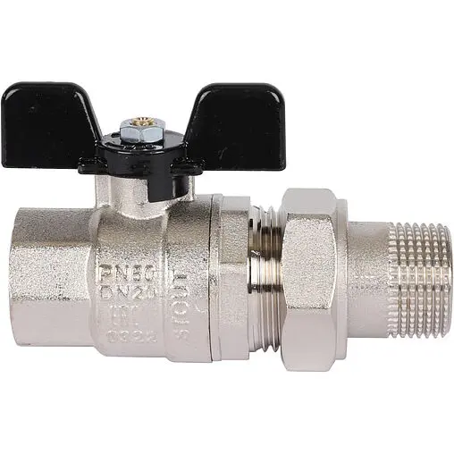 Кран шаровый с американкой ¾"в x ¾"н Stout SVB-0007-000020