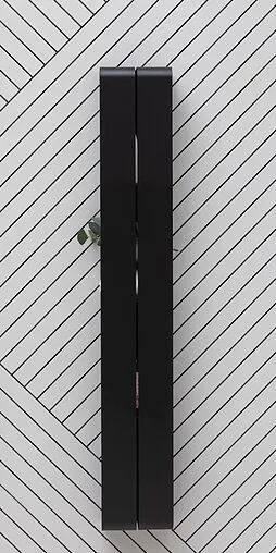 Полка Aquanet Магнум 130 чёрный матовый 00302228