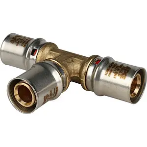 Тройник пресс соединительный 20мм x 20мм x 20мм Stout SFP-0006-202020 Тройник пресс соединительный 20мм x 20мм x 20мм Stout SFP-0006-202020, 1