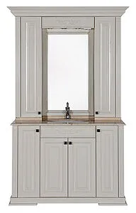 Шкаф-зеркало Aquanet Кастильо 120 слоновая кость 183172, 4