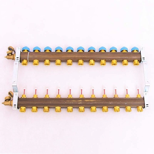 Группа коллекторная с расходомерами 11 отводов 1&quot;в/в x ¾&quot;ек Watts HKV/T 10004205