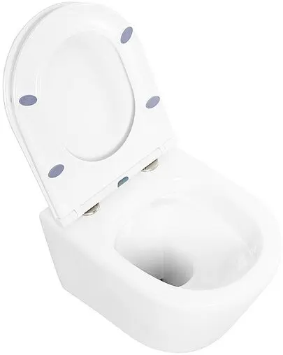 Комплект 5 в 1 BelBagno Tre BB8001CHR/SC/BB002-80/BB014-SR-BIANCO с кнопкой белый глянцевый Комплект 5 в 1 BelBagno Tre BB8001CHR/SC/BB002-80/BB014-SR-BIANCO с кнопкой белый глянцевый