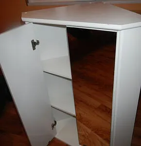 Шкаф-зеркало Aquaton Призма 2М белый 1A007003PZ010, 3