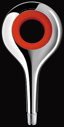 Лейка ручного душа Grohe Rainshower Icon хром/красный 27443000 Лейка ручного душа Grohe Rainshower Icon хром/красный 27443000