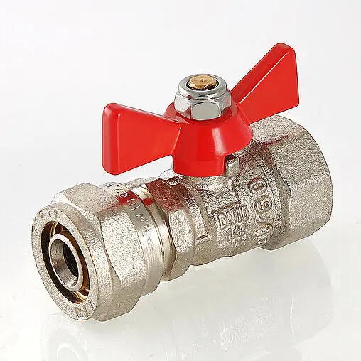 Кран шаровый с переходом на мп трубу 16мм x ½&quot;в Valtec VT.342.N.1604