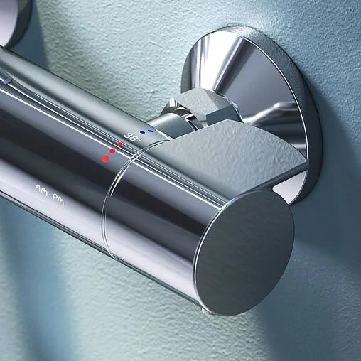 Душевая система с термостатом для душа Am.Pm X-Joy хром F0785A400 Душевая система с термостатом для душа Am.Pm X-Joy хром F0785A400