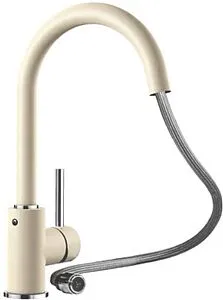 Смеситель для кухни с выдвижным изливом Blanco Mida-S Silgranit жасмин/хром 521458 Смеситель для кухни с выдвижным изливом Blanco Mida-S Silgranit жасмин/хром 521458, 5