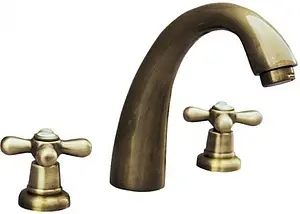 Смеситель для раковины Rav Slezak Morava retro бронза MK133.5SM, 1