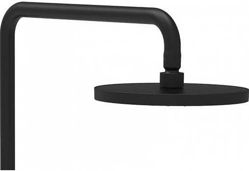 Душевая система со смесителем для ванны Paffoni Blu чёрный матовый ZCOL632NO