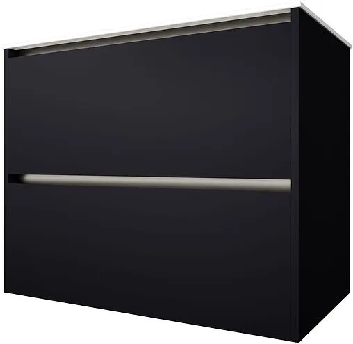 Тумба под умывальник подвесная Allen Brau Activity 80 антрацит/олива браш 1.34012.AM