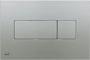 Клавиша смыва для унитаза AlcaPlast M372 хром матовый Клавиша смыва для унитаза AlcaPlast M372 хром матовый, 1