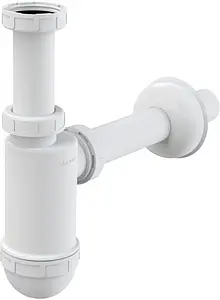 Сифон бутылочный для раковины AlcaPlast белый A430 Сифон бутылочный для раковины AlcaPlast белый A430, 1
