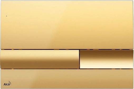 Клавиша смыва для унитаза AlcaPlast M1745 золото