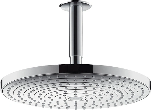 Лейка верхнего душа с потолочным креплением Hansgrohe Raindance Select S 300 2jet хром 27337000