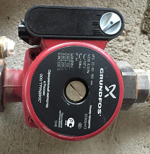 Насос циркуляционный Grundfos UPS 32-80 180 95906443
