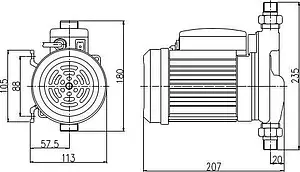 Насос для повышения давления Wilo PB-H089EA 3059261 Насос для повышения давления Wilo PB-H089EA 3059261, 2