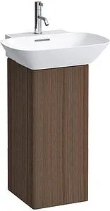 Тумба-умывальник подвесной Laufen INO 27.8 L тёмный орех 4.2530.1.030.171.1+8.1530.1.000.104.1, 1