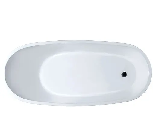 Ванна акриловая отдельностоящая Excellent Comfort 175x75 белый/панель черный матовый WAEX.COM17WB