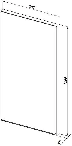 Зеркало с подсветкой Allen Brau Infinity 120x60 белый 1.21020.WT