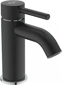 Смеситель для раковины Ideal Standard Ceraline чёрный матовый/хром BC203U4 Смеситель для раковины Ideal Standard Ceraline чёрный матовый/хром BC203U4, 1