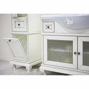 Тумба-умывальник напольная Aquaton Беатриче 105 слоновая кость/патина 1A1872K2BEM60, 4