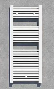 Полотенцесушитель водяной лесенка Lazzarini Roma 1230х600 белый 386358, 3