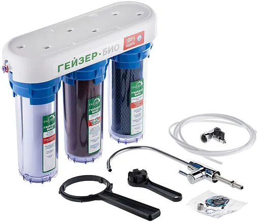 Фильтр под мойку для жесткой воды Гейзер Био 322 11041
