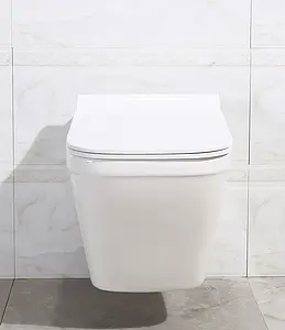 Унитаз подвесной безободковый BelBagno Dory белый BB522ACHR, 5
