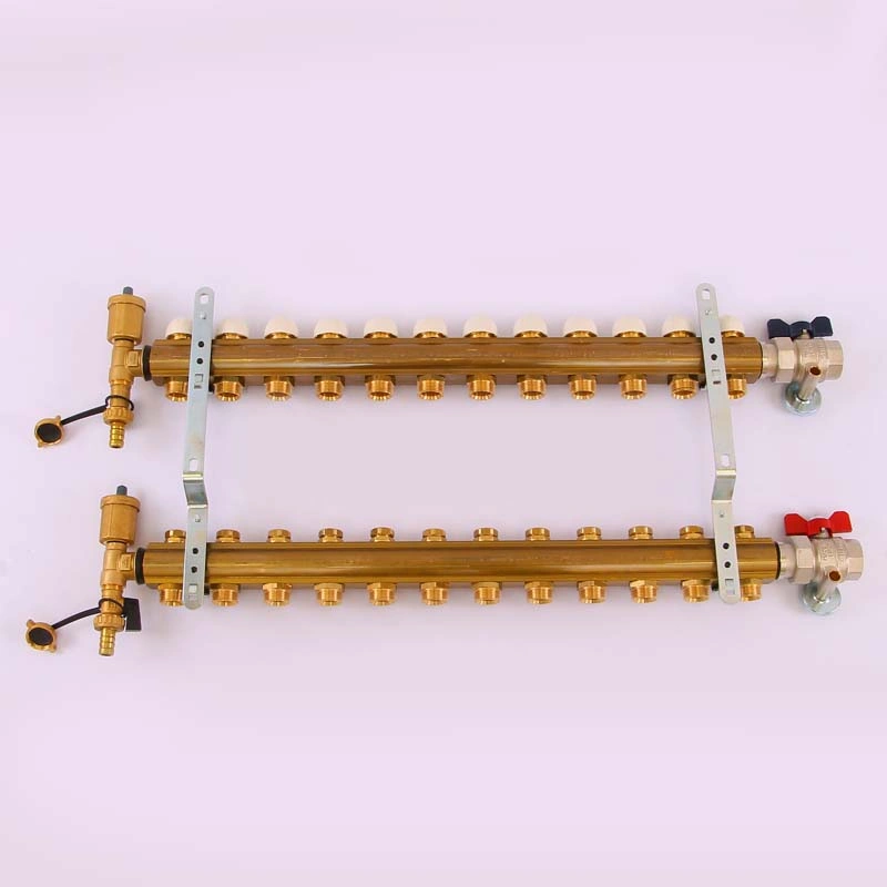 Группа коллекторная без расходомеров 12 отводов 1"в/в x ¾"ек Tiemme 3870049