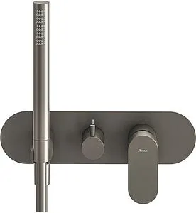 Смеситель для душа скрытого монтажа Ravak Eleganta графит X070337 Смеситель для душа скрытого монтажа Ravak Eleganta графит X070337, 5