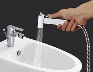 Гигиенический душ со смесителем Paffoni Tweet Square хром ZDUP112CR, 3