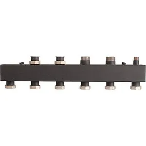 Коллектор распределительный 4 контура 1½&quot;н x 1½&quot;нг Rommer Compact RDG-0017-004034, 2