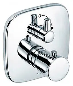 Термостат для 2 потребителей Kludi Ambienta хром 538300575 Термостат для 2 потребителей Kludi Ambienta хром 538300575, 1