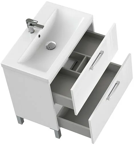 Тумба-умывальник Cersanit Melar 80 белый 64130+