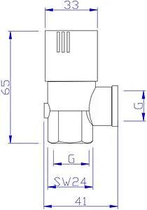 Клапан предохранительный ½" 3 бар Valtec VT.0490.IG.0430 Клапан предохранительный ½" 3 бар Valtec VT.0490.IG.0430, 2