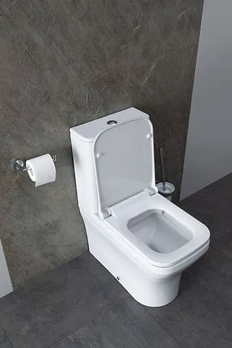 Унитаз-компакт безободковый Allen Brau Infinity белый 4.21012.20+4.XX000.20