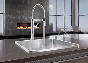 Смеситель для кухни с выдвижным изливом Blanco Culina-S нержавеющая сталь 517598, 3