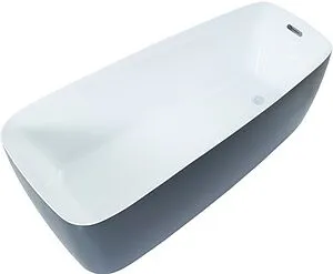 Ванна акриловая отдельностоящая Aquanet Family Trend 170x78 Matt Finish белый матовый/панель Black matte 90778-MW-MB Ванна акриловая отдельностоящая Aquanet Family Trend 170x78 Matt Finish белый матовый/панель Black matte 90778-MW-MB, 1