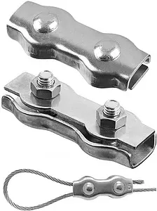 Зажим для троса из нержавеющей стали 5мм ACR SS304 DOUBLE Зажим для троса из нержавеющей стали 5мм ACR SS304 DOUBLE, 4