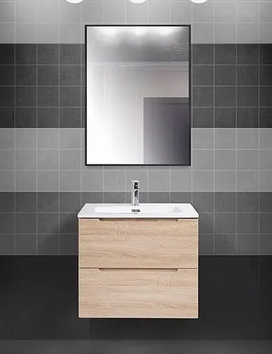 Зеркало BelBagno 60x80 чёрный SPC-AL-600-800 Nero