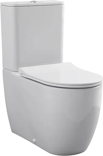 Унитаз-компакт безободковый Allen Brau Priority белый 4.31003.20+4.XX000.20