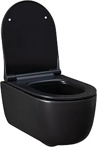 Унитаз подвесной безободковый Allen Brau Priority черный матовый 4.31002.31, 5