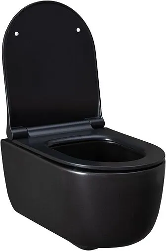 Унитаз подвесной безободковый Allen Brau Priority черный матовый 4.31002.31